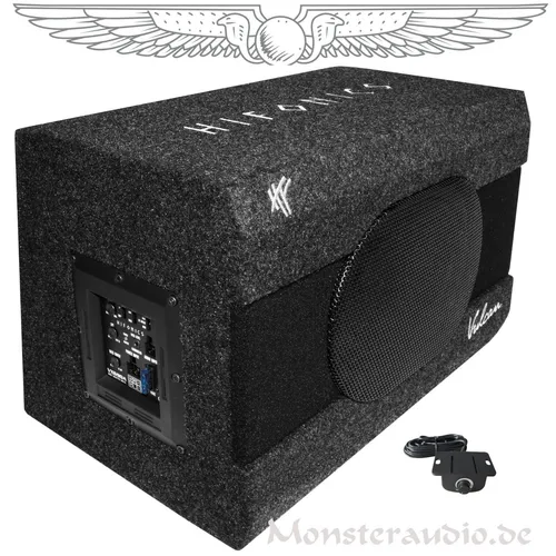 HIFONICS 300 Watt Aktiv-Subwoofer Auto VX-690A - Subwoofer mit 300 Watt Leistung, kompakte 6x9" Bassbox mit integrierter Endstufe für kraftvollen Bass und einfache Installation im Auto.