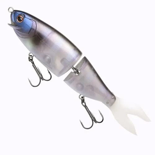 Gamakatsu Luxxe Laughin 170 Big Bait Swimbait - Premium Raubfischköder für Hecht, Barsch & Zander, Trebel 18 Drillinge. Angeln in Seen & Flüssen (Aurora Gill)