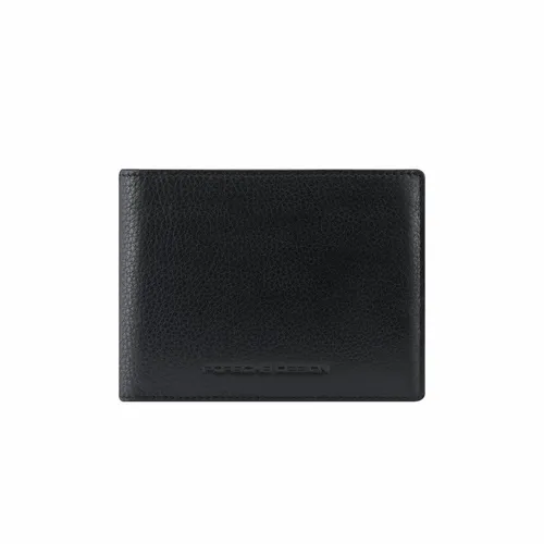 Porsche Design RFID Geldbörse schwarz OSO09905.001 - Portemonnaie aus genarbtem Rindsleder in elegantem Schwarz, mit RFID-Schutz für maximale Sicherheit Ihrer Karten.