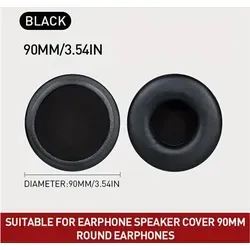 Ohrpolster 90mm für Kopfhörer JBL Synchros E50 E50BT S500 S700 Wireless 1 Paar - Schwarz