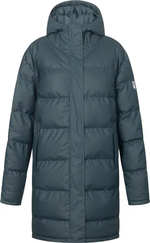 DERBE HAMBURG W-01-PU-PUFFHOLM Damen Parka - Dunkelblau - Größe 46 - Stylischer Damen Wintermantel mit nachhaltigen Materialien und wasserdichtem Obermaterial. Hoher Kragen und versiegelte Nähte bieten optimalen Schutz gegen Kälte und Nässe.