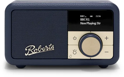 Roberts Revival Petite 2 - DAB+, UKW und Bluetooth Radio - Kompaktes Radio mit DAB+ und UKW, ideal für Musikliebhaber, die auch Bluetooth-Streaming genießen möchten.