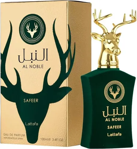 Lattafa Al Noble Safeer Eau De Parfum 100 ml – Exquisites Parfüm - Entdecken Sie das Lattafa Al Noble Safeer Eau De Parfum 100 ml, ein luxuriöser Duft, der Eleganz und Stil verkörpert. Ideal für besondere Anlässe und den täglichen Gebrauch.