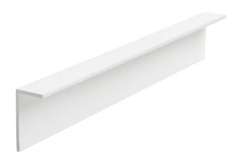 Winkelprofil 150 cm , 40 x 20 mm, weiß