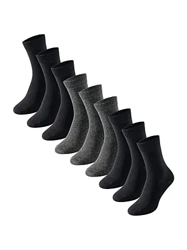 uncover by SCHIESSER Freizeitsocken - 9 Paar bunt - Sportsocken in verschiedenen Farben, aus bequemer Baumwoll-Mischung für optimalen Tragekomfort, ideal für Freizeit und Sport.