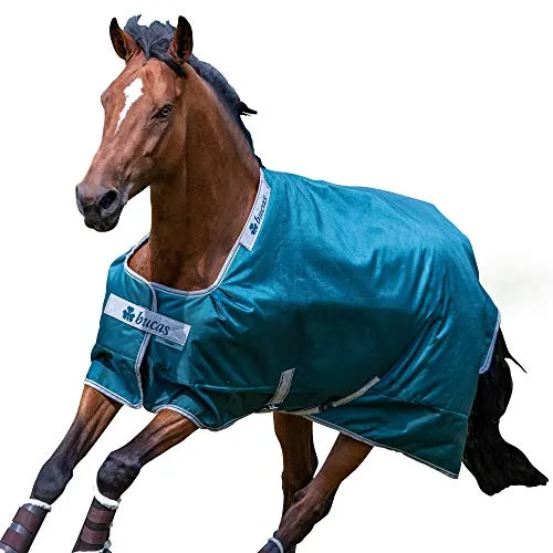 Bucas Atlantic Turnout 50g Grün - Reit- & Pferdebedarf: Hochwertige Outdoordecke mit Silky-Dermo-Care Innenfutter für optimalen Komfort und Schutz bei Wind und Wetter.