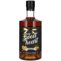 My Sweet Heart Panama Pearl Banana & Mango 39% Vol. 0,7l - Exquisiter Spirit Drink mit 39% Vol. und fruchtigen Aromen von Banane und Mango. Ideal für puren Genuss oder Cocktails, bringt karibische Lebensfreude in jede Flasche.