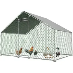 3x2 Hühnerhaus Kleintierstall mit Freilaufgehege - Käfige, Auslauf & Gehege für Hühner, Hasen und Kaninchen - bietet großzügigen Platz und sicheren Freilauf für glückliche Tiere.