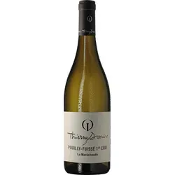 Thierry Drouin Pouilly-Fuissé 1er Cru AC Deux Roches 2023 - Weißwein aus der renommierten Region Pouilly-Fuissé mit harmonischem Restzucker und Säure, ideal für besondere Anlässe.