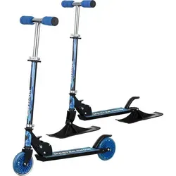 2-in-1 MASTER 125 mm Scooter und Schneemobil - Kinderroller mit leichtem Aluminiumrahmen, klappbar und höhenverstellbar. Ideal für Schule und Freizeit, bietet Spaß und Fitness auf Schnee und Asphalt.