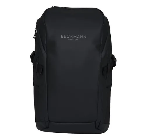 Beckmann Street Go Backpack Black - Tagesrucksack mit 26 Litern Volumen, ideal für Alltag und Outdoor, ausgestattet mit Brust- und Beckengurt sowie einem speziellen Laptopfach für Geräte bis 16 Zoll.