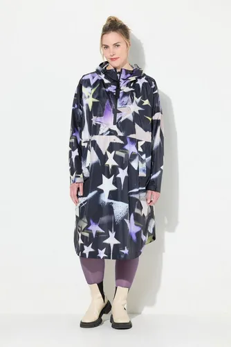 Laurasøn Funktionsjacke Funktions-Regencape Unisex Print Kapuze