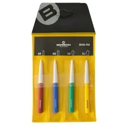 Bergeon 30102-P04 Ölgeber-Sortiment, 4er-Set - Sonstige Werkzeuge, hochwertiges Ölgeber-Sortiment in Swiss Made Qualität mit 4 verschiedenen Größen für präzises Arbeiten.