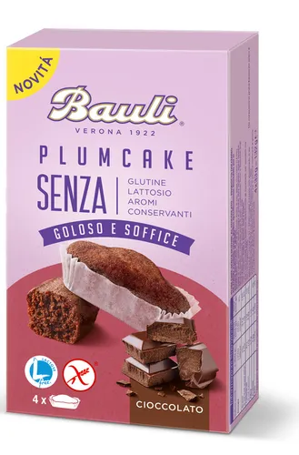 Bauli Plumcake Cioccolato Senza Glutine 4 Pezzi
