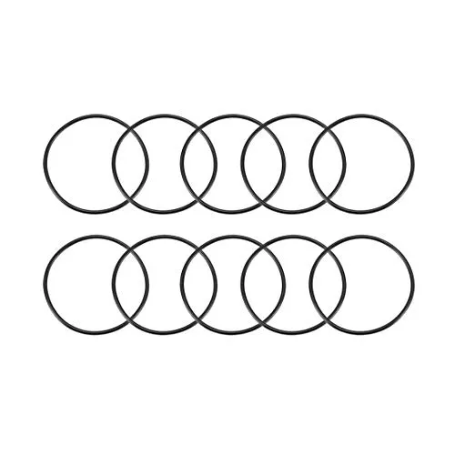 sourcing map 10 Stück O Ringe 78mm x 72mm x 3mm Dichtungsringe Rund Gummi Dichtung O Ring Seals NBR Unterlegscheibe für Wasserhahn Spülventile Waschbecken Duschablauf Hydraulik Rohrschlauch