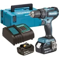 Makita DHP485SFJ kabelloser Schlagschrauber 18V mit Makpac - Bürstenloser Schlagschrauber für effizientes Arbeiten. Kompakt und leicht, ideal für anspruchsvolle Anwendungen. Inklusive zwei Akkus und Ladegerät im praktischen Makpac.