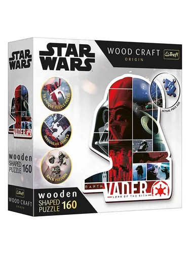 Trefl 160tlg. Holz Puzzle "Star Wars - Darth Vader" - ab 10 Jahren, bunt, Kinder