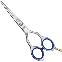 basler Haarschere Specialist 5½" - Hochwertige Haarschere aus Solinger Edelstahl mit semi-ergonomischem Design. Ideal für präzise Schnitte dank Microzahnung. Perfekt für professionelle Anwendungen und langlebig im Einsatz.