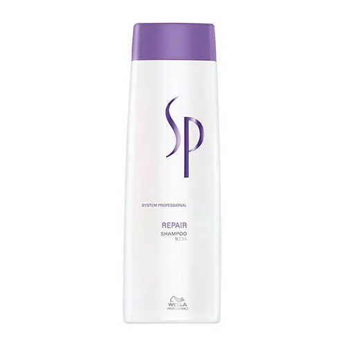 Wella Sp Repair Regeneriendes Shampoo 250 ml - Regenerierendes Shampoo für trockenes und beschädigtes Haar, spendet intensive Feuchtigkeit und sorgt für gesunde Strähnen.