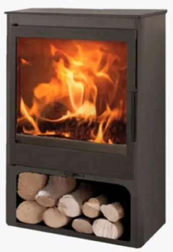 Panadero Kaminofen Knysna, 5,90 kW - Kaminofen für Holz und Holzbriketts mit 5,90 kW Nennwärmeleistung und 77% Wirkungsgrad, ideal für effiziente und gemütliche Wärme in Ihrem Zuhause.