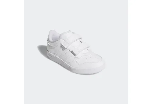 adidas Unisex Kinder Hoops 4.0 Shoes - Sneaker für Kinder mit regulärer Passform, atmungsaktivem Mesh und stylischer Wildleder-Zehenkappe für optimalen Komfort und Look.