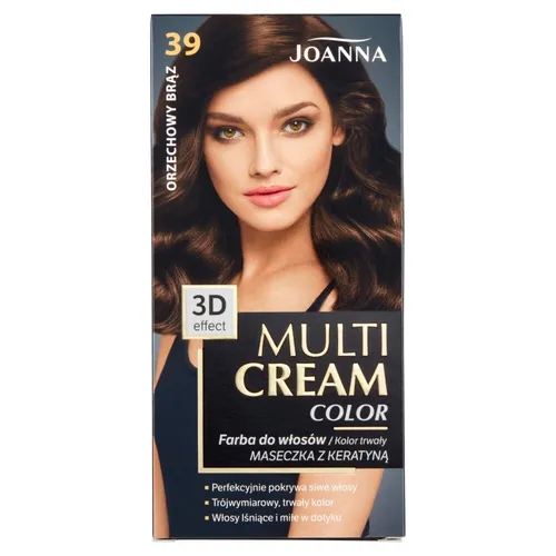 Multi Cream Color farba do włosów 39 Orzechowy Brąz Joanna 5901018013271