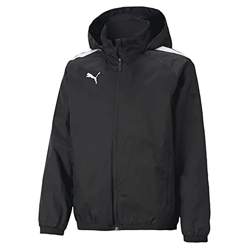 PUMA teamLIGA Allwetterjacke Kids Unisex 176 - Jacken für Kinder, atmungsaktiv und wasserabweisend, ideal für Training und Spiel. Schützt vor Wind und Wetter, sorgt für Komfort und Stil beim Sport.