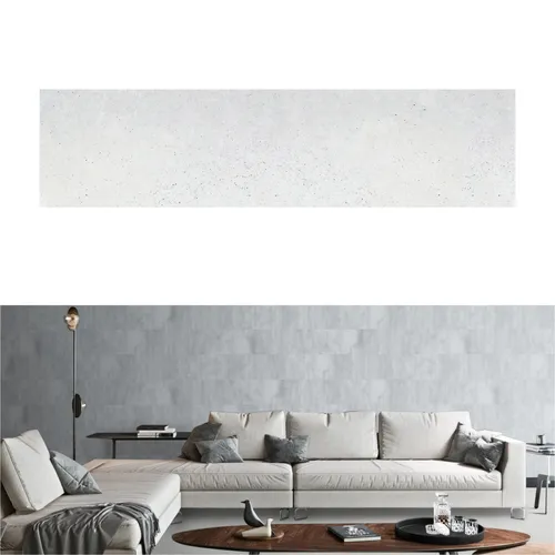BARIDECOR Wandpaneel wasserfeste Wandfliese selbstklebend, BxL: 120,00x30,00 cm, 0,36 qm, (Packung mit 3,24 qm, Versandkostenfreie Lieferung) Betonoptik, 9 Fliesen/Karton, inkl. Klebestreifen, wasserresistent, Beton | Beton Hell