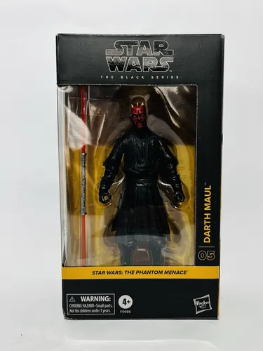 Hasbro Star Wars Episode I Black Series Darth Maul - Sammlerfigur - Puppen & Sammelfiguren - Detailgetreue Darth Maul Figur mit beweglichen Gelenken, perfekt für Star Wars Fans und Sammler.