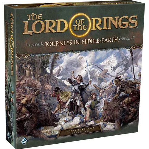 Der Herr der Ringe - Reise durch Mittelerde: Schatten des Krieges, Brettspiel - Gesellschaftsspiel für 1-5 Spieler, spannende Abenteuer in Mittelerde mit strategischen Entscheidungen, ideal für Fans der Serie.