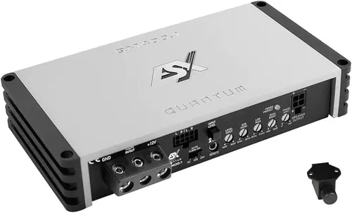 ESX QM400.1 1-Kanal Digital Mono Verstärker - Car-HiFi-Endstufen mit 450 Watt RMS Leistung und praktischer Bass Fernbedienung für ein individuelles Klangerlebnis in jedem Fahrzeug.