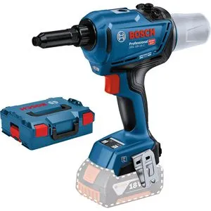 Bosch Blindniet-Pistole GRG 18V-16 C - Akku-Blindniet-Pistole mit max. Zugkraft von 16.000 N, integrierter Bluetooth Connectivity für einfache Anpassungen und praktischem Transportkoffer.