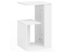 KADIMA DESIGN Beistelltisch BRENTA - Beistell- & Couchtische mit 3 Ablagen, ideal für zusätzlichen Stauraum und Platzersparnis, Maße: 35x61x30 cm, strapazierfähige Melaminharzbeschichtung.