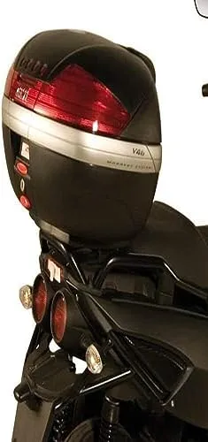 GIVI Topcase Träger für Monolock Koffer mit M5M Platte für Yamaha Majesty 400 - Motorradkoffer mit robustem Metallrahmen und schwingungsfreier Gummistopfen für sicheren Transport und Diebstahlschutz.