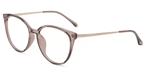 Firmoo Blaulichtfilter Game Computer Anti Blaulicht Lesebrille Herren Damen Blaulicht Schutzbrille ohne Sehstärke(Lila)