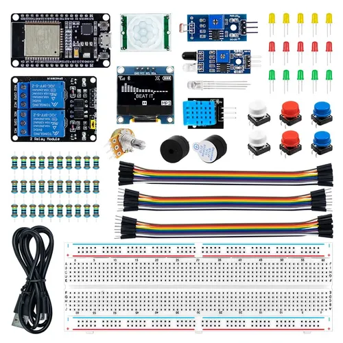 Basic Starter Kit for ESP32 ESP WROOM 32 WiFi IOT Development Board with