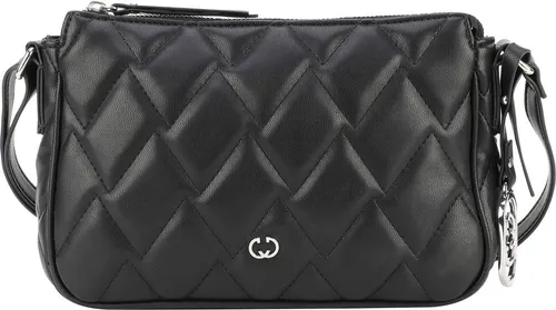 GERRY WEBER Umhängetasche Panorama - Elegante Umhängetasche in Schwarz, 24x16,5 cm, mit verstellbarem Schulterriemen und praktischem Zipper für schnellen Zugriff auf Ihre Essentials.