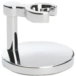 MÜHLE Halter für Rasierhobel R89, R106, R41, R101 - Eleganter Halter aus solidem Messing, hochglanz verchromt. Ideal zur sicheren Aufbewahrung Ihres Rasierhobels. Maße: 42 mm x 32 mm, Gewicht: 57 g. Lieferung ohne Rasierhobel.