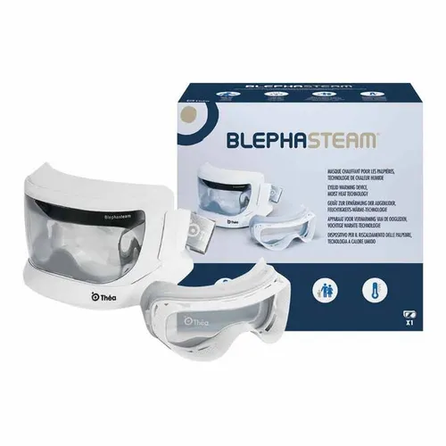 Blephasteam Wärmebrille kabellos - Kalt-Warm Kompresse für die Linderung von trockenen Augen, Hagelkorn und Blepharitis. Jetzt kabellos mit kurzer Aufheizphase von nur 3-4 Minuten!