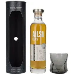 Ailsa Bay Sweet Smoke - Batch 1.2 mit Glas - Whisky - Süß und rauchig zugleich, mit einzigartigem 22PPPM für intensiven Rauchgeschmack und 19 SPPM für besondere Süße.
