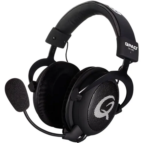 QPAD QH-85 Pro Gaming Hi-Fi Headset - Schwarz - Offene Bauweise - Erlebe höchsten Gaming-Komfort mit dem QPAD QH-85 Hi-Fi Headset. Offene Bauweise für natürlichen Klang und langanhaltenden Tragekomfort.