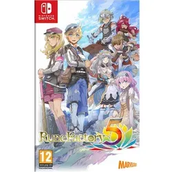 Rune Factory 5 - Nintendo Switch - Abenteuer-RPG - Erlebe das Abenteuer in Rigbarth, schütze die Stadt als Hüter und baue Freundschaften auf! Fange Monster ein, bewirtschafte Felder und entdecke die Geheimnisse der Runen in diesem fesselnden RPG.