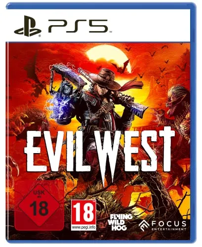 Evil West - [PlayStation 5] - Spiele für PlayStation 5, inklusive "Wild Wild East"-Paket mit exklusiven Outfits und Waffenskins. Erlebe actionreiche Kämpfe im stylisierten Wildwest-Universum und rette Amerika in einer fesselnden Kampagne.