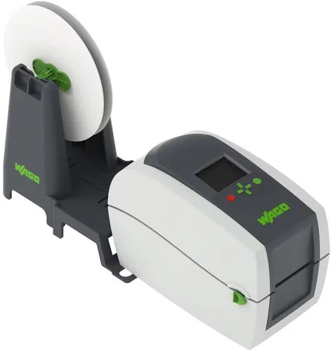 WAGO 258-5107 - Thermotransferdrucker Smart Printer für Schaltschrankbeschriftung - Beschriftungsgeräte, weitere – Effizienter Thermotransferdrucker mit intuitiver Software für schnelle und kostensparende Beschriftungen von Schaltschrankkomponenten.