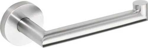 Sapho X-STEEL Toilettenpapierhalter aus Edelstahl matt - Eleganter Toilettenpapierhalter aus mattiertem Edelstahl, ideal für eine moderne Badezimmergestaltung. Einfache Montage durch Kleben oder Bohren, langlebig und mit 10 Jahren Garantie.