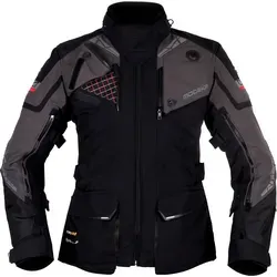 Modeka Panamericana II Textiljacke für Damen - Wasserdicht und sicher - Motorradbekleidung mit herausnehmbarer Sympatex® Membrane (45.000 mm Wassersäule) und SAS-TEC® Protektoren für optimalen Schutz und Komfort beim Fahren.