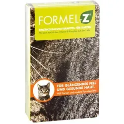 Formel Z für Katzen Tabletten - Ergänzungsfuttermittel - Ergänzungsfuttermittel für Katzen zur Unterstützung der Fellpflege und zur Abwehr von Parasiten. Praktische Tabletten mit Vitamin B-Komplex für eine einfache Dosierung.