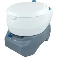 Portable Campingtoilette 20L - Toilette für Camping und Outdoor, mobil und tragbar mit einer Belastbarkeit von 130 kg für maximalen Komfort.