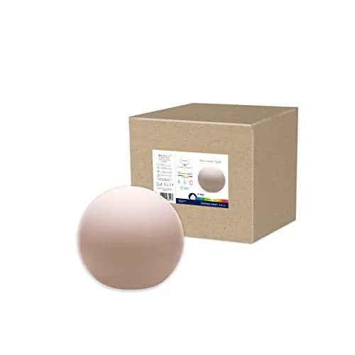 Kugelleuchte CALLUNA - beige - 30x30x30 cm - Lampen - Stilvolle Outdoor-Leuchte mit FEST-Fassung für einladendes Licht und gemütliche Atmosphäre in jedem Außenbereich.