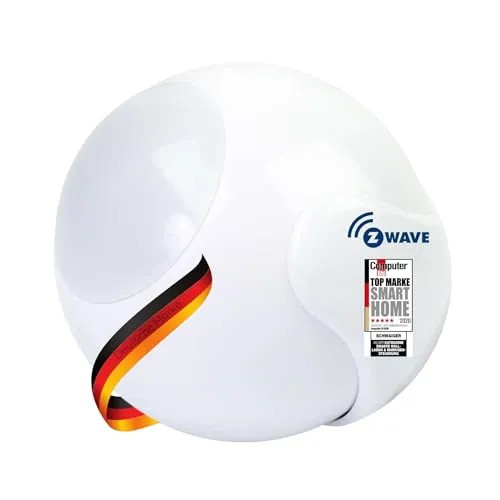 SCHWAIGER ZHS06 Multifunktions-Sensor - Tür- & Fenstersensoren mit 4in1-Funktion: Bewegungs-, Temperatur-, Helligkeits- und Erschütterungssensor für mehr Sicherheit und Automatisierung im Smart Home.